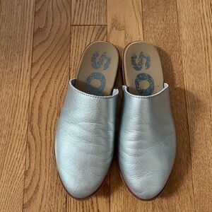 Sorel Ella Mule Silver